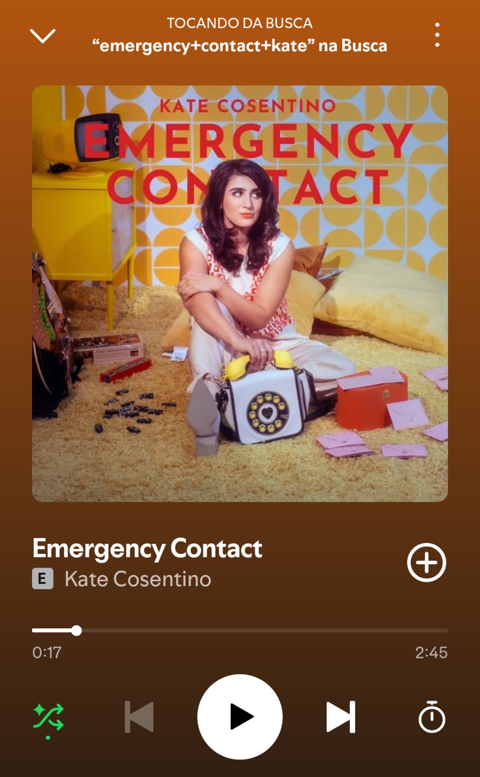 2025 in songs. Emergency contact by Kate Cosentino