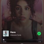 spotify playing here by alessia cara