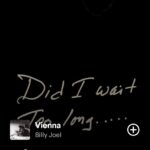 Vienna by Billy Joel on the 2025 In Songs