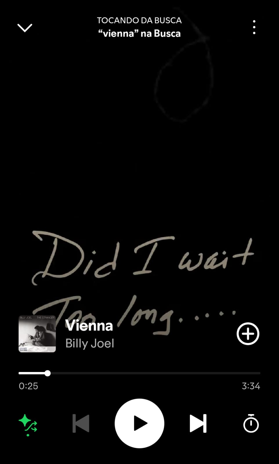 Vienna by Billy Joel on the 2025 In Songs