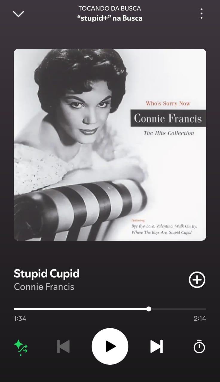 Stupid cupid by Connie Francis on 2025 In Songs