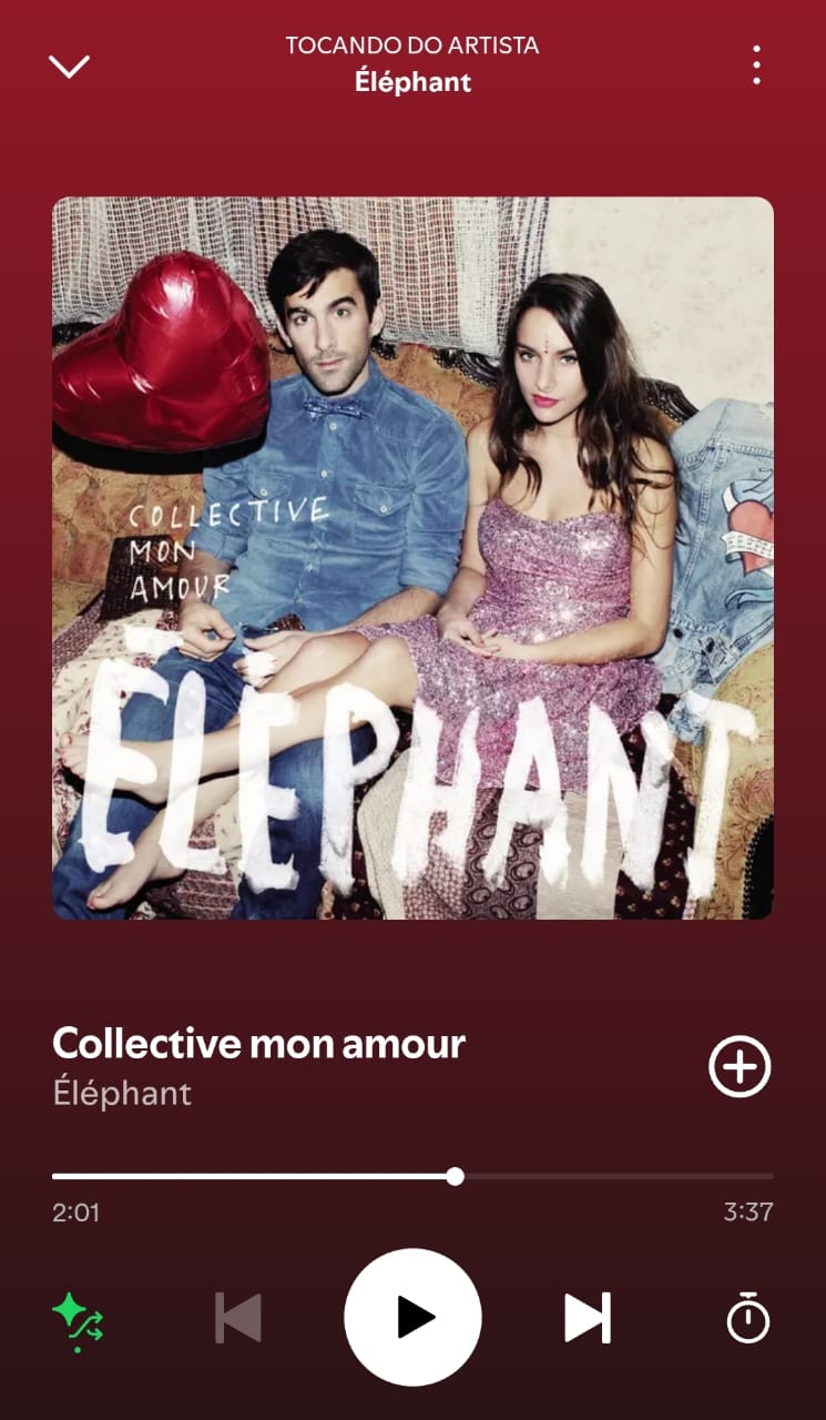 Collective mon amour by Éléphant on 2025 In Songs