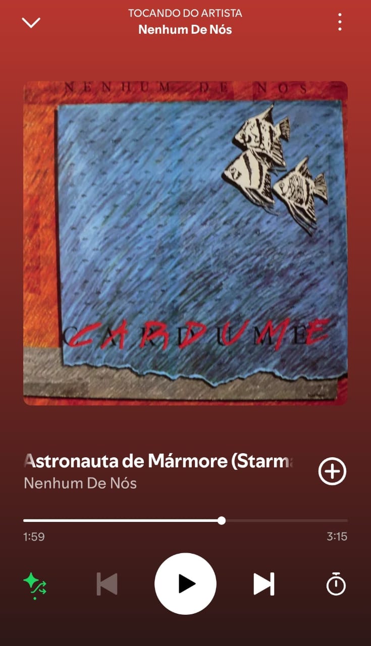 O astronauta de mármore by Nenhum de nós on 2025 In Songs