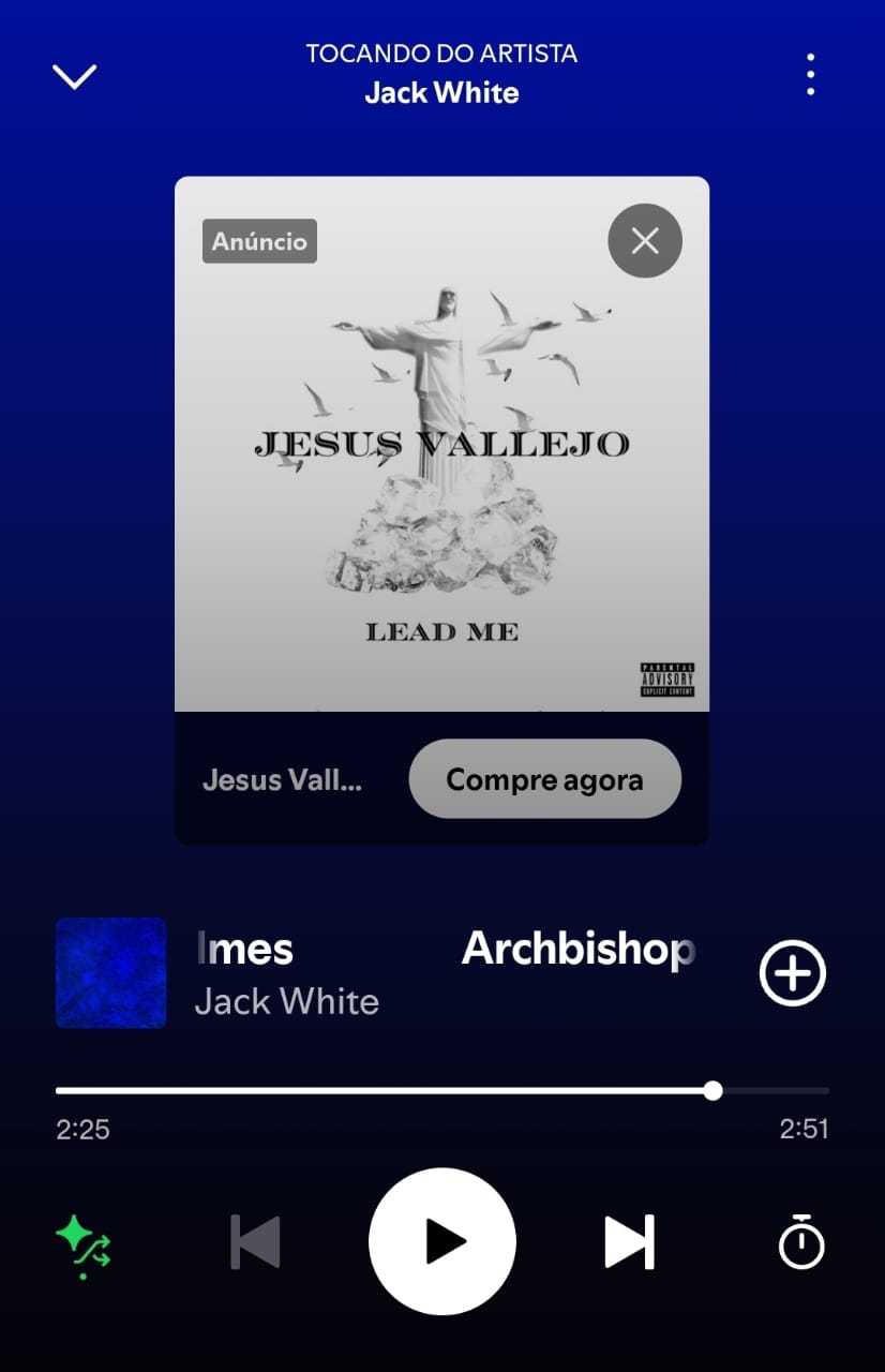 Archbishop Harold Holmes by Jack White on 2025 In Songs