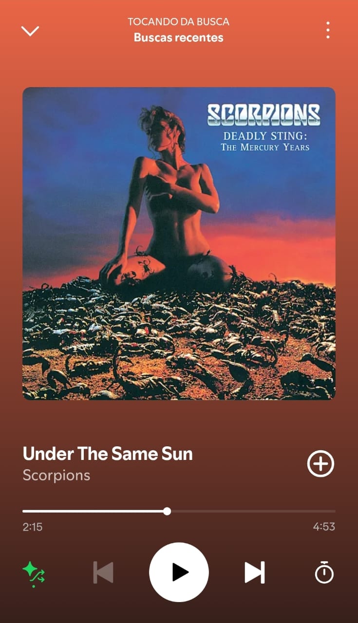 Under The Same Sun by Scorpions on 2025 In Songs