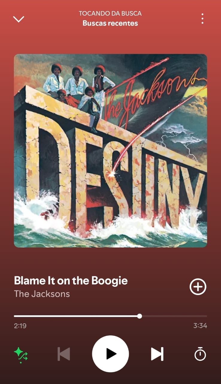 Blame It On the Boogie by The Jacksons on 2025 In Songs