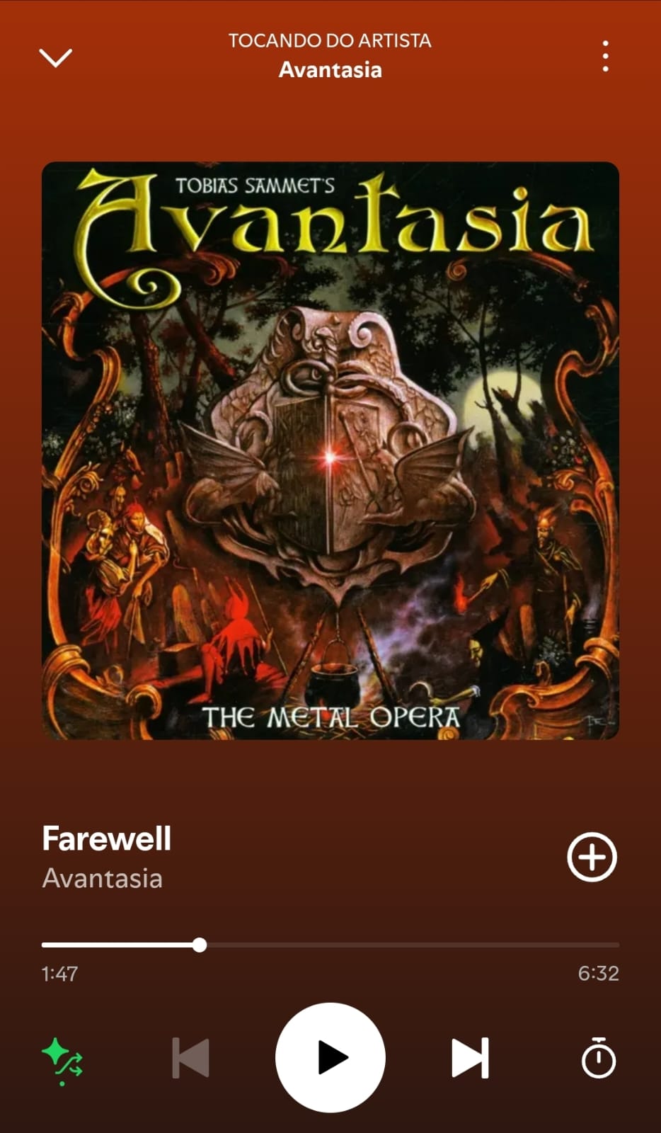 Farewell by Avantasia on 2025 In Songs