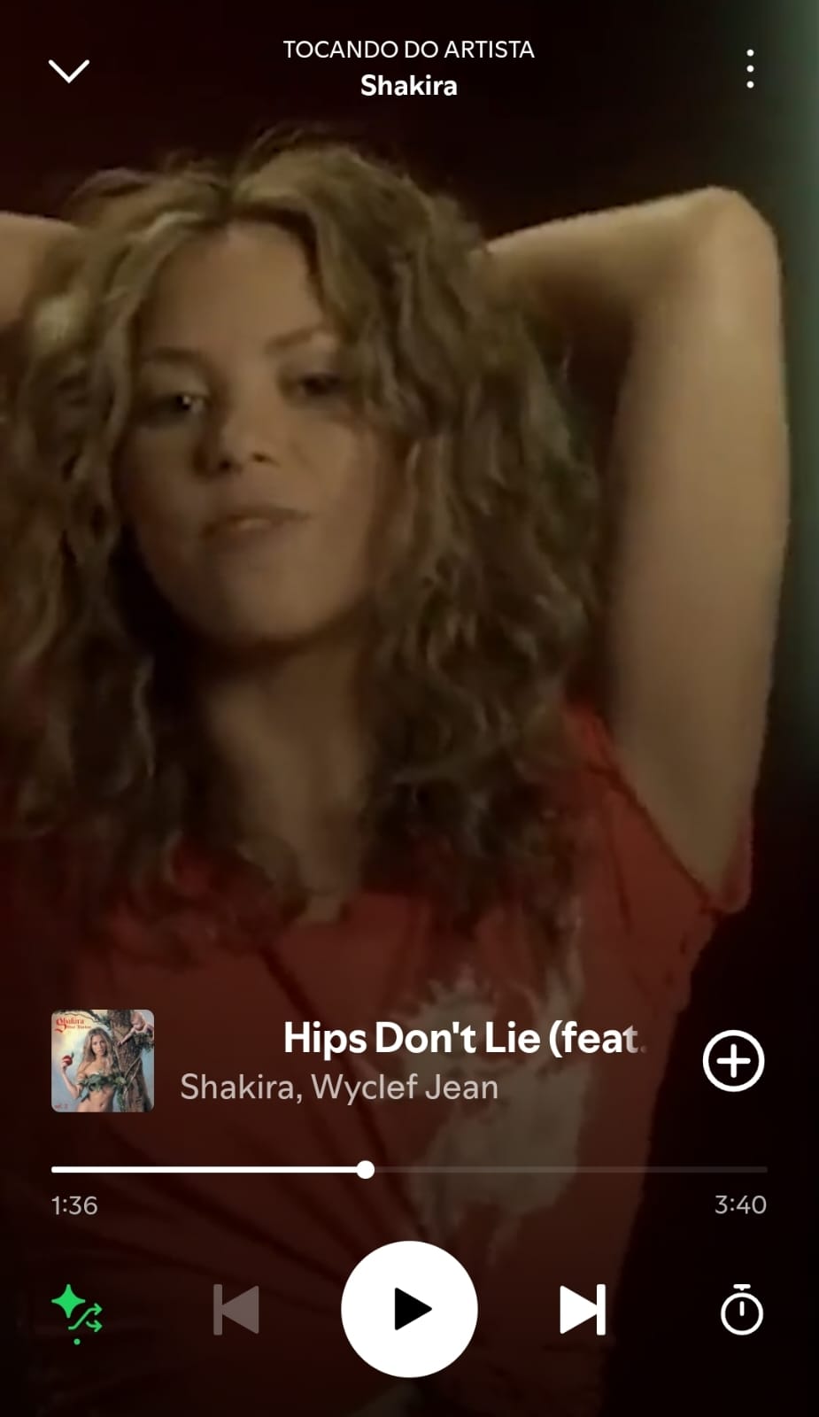 Hips Don't Lie by Shakira ft. Wyclef Jean on 2025 In Songs