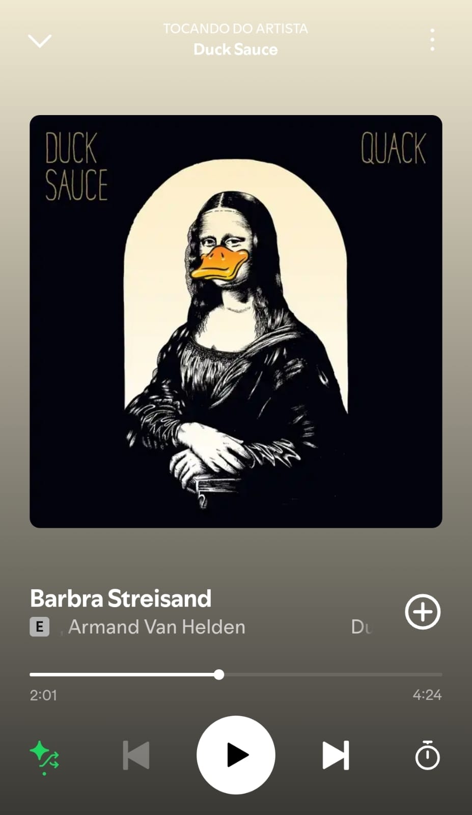 Barbra Streisand by Duck Sauce on 2025 In Songs