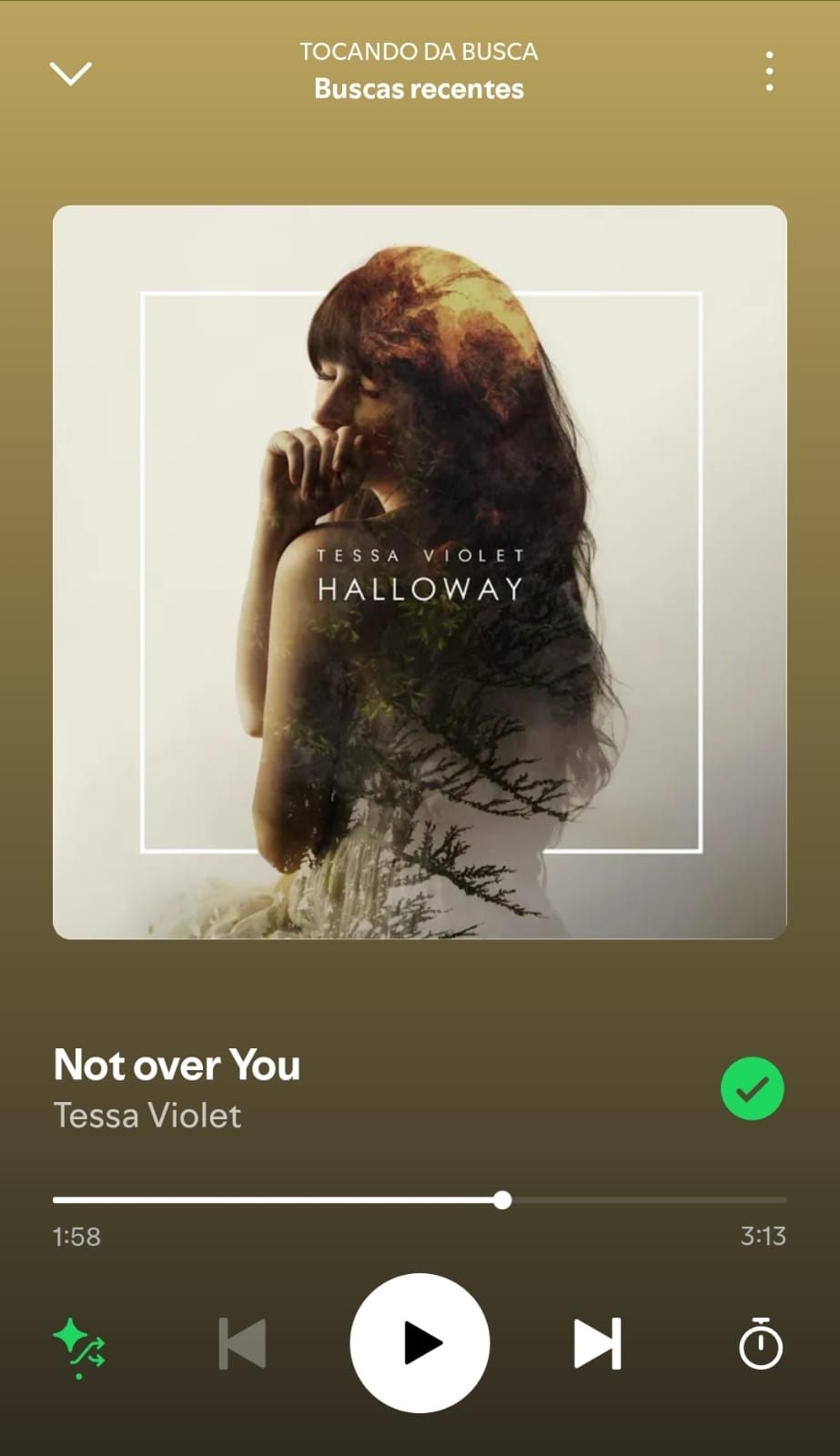 Not Over You by Tessa Violet on 2025 In Songs