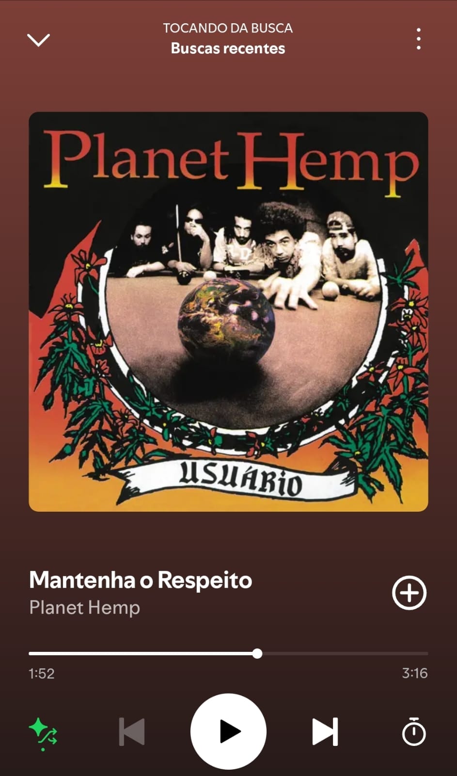 Mantenha o respeito by Planet hemp on 2025 In Songs