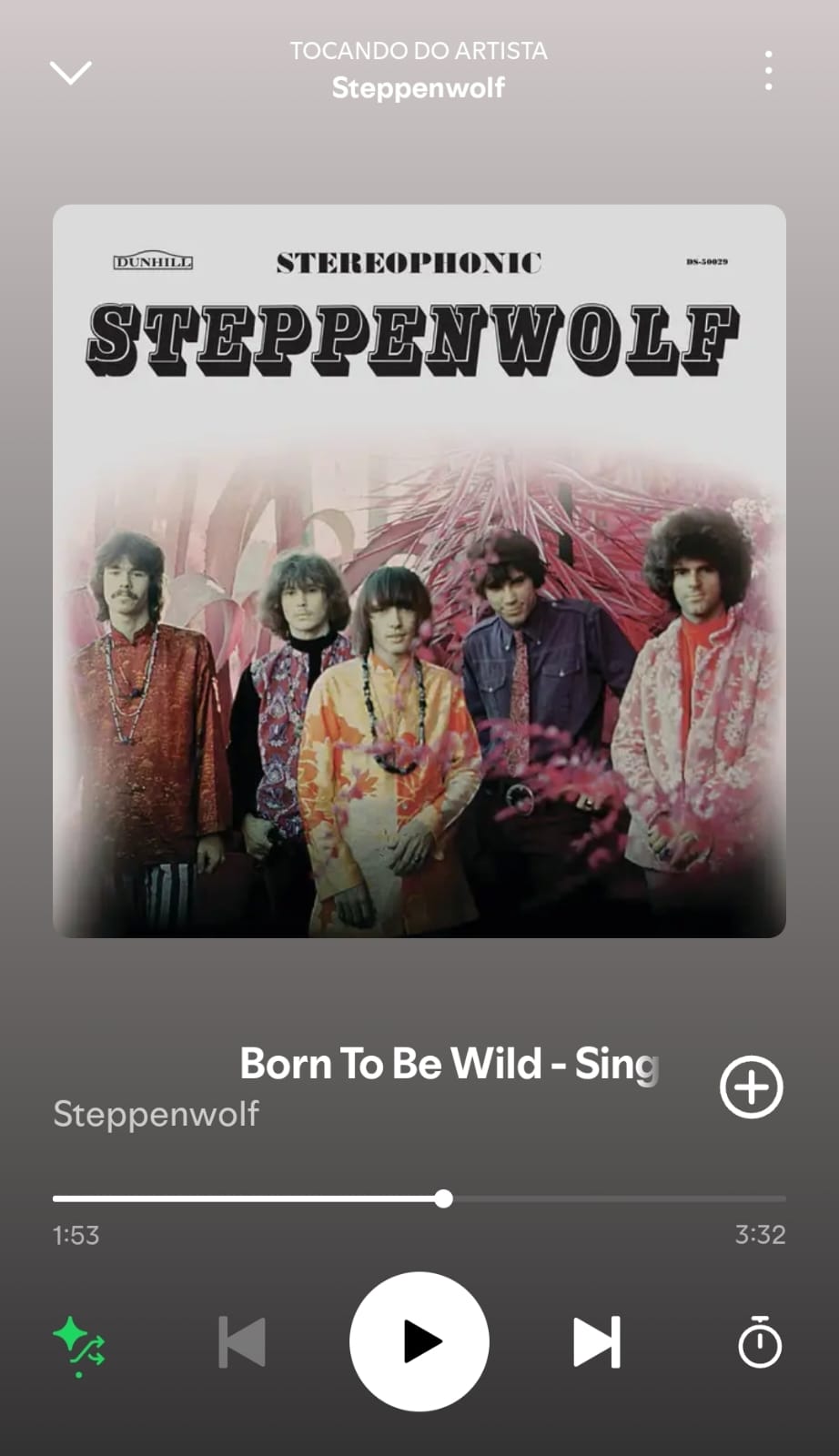 Born to be wild by Steppenwolf on 2025In Songs