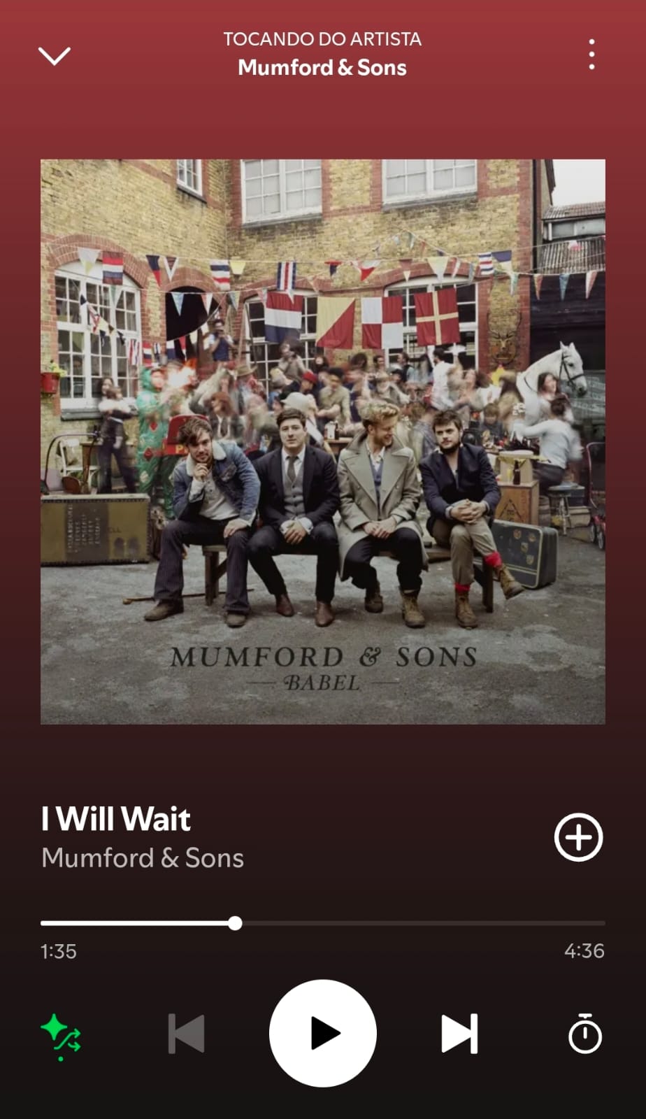 I Will Wait by Mumford & Sons on 2025 In Sogs