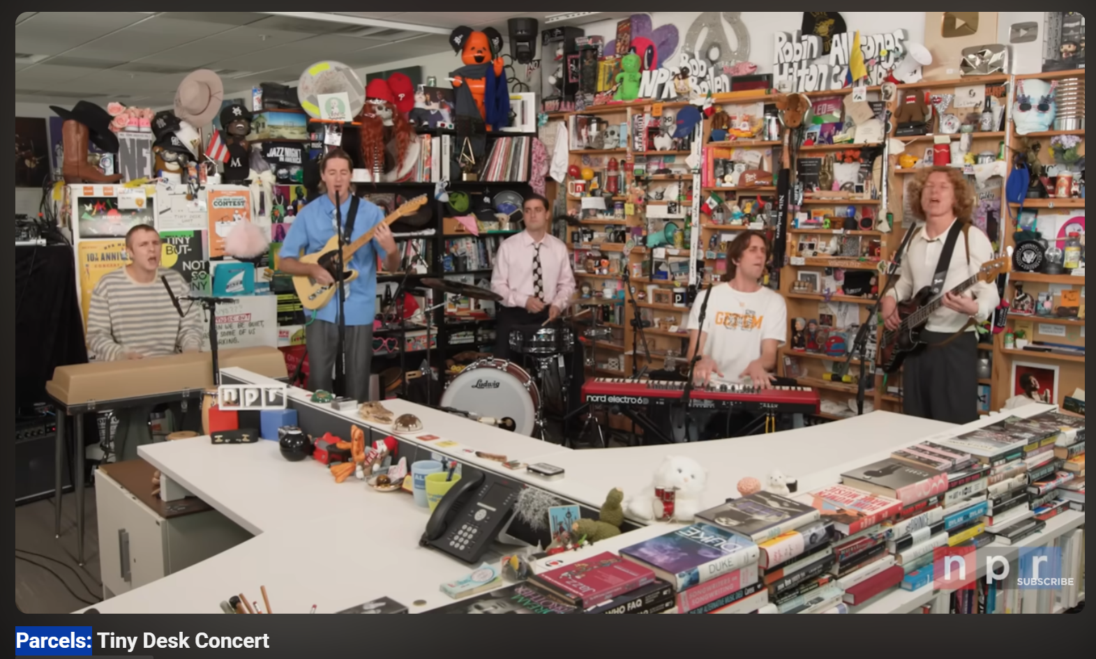 Tiny Desk Concert by Parcels on 2025 In Songs