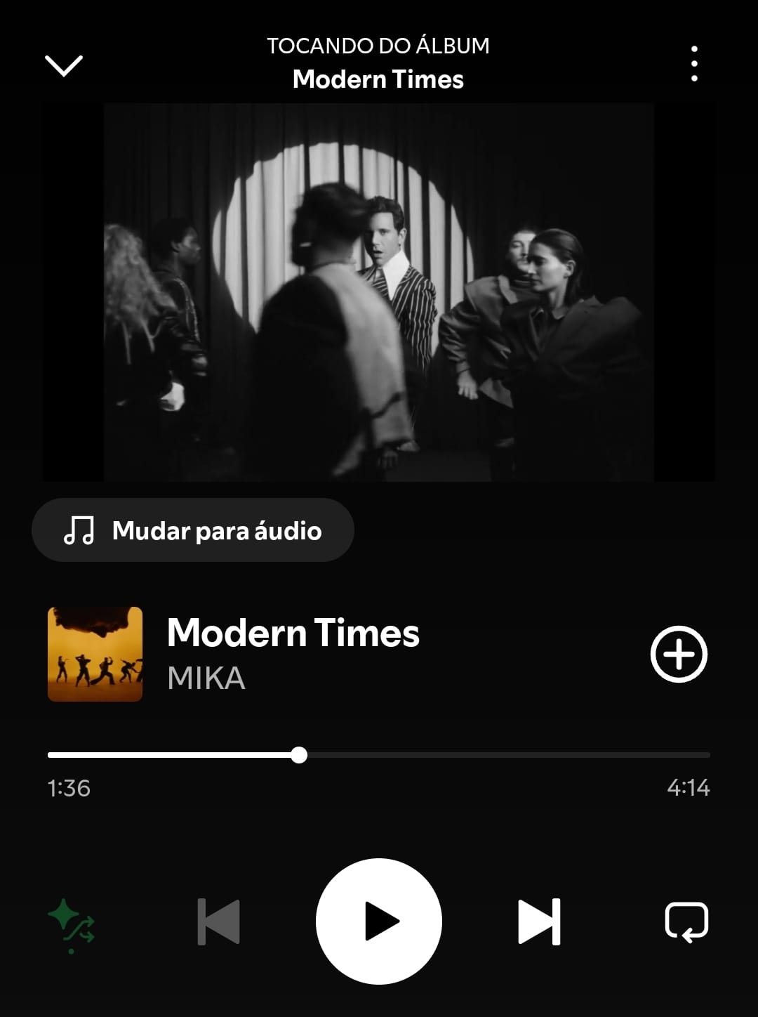 Modern Times by MIKA on 2025 IN Songs