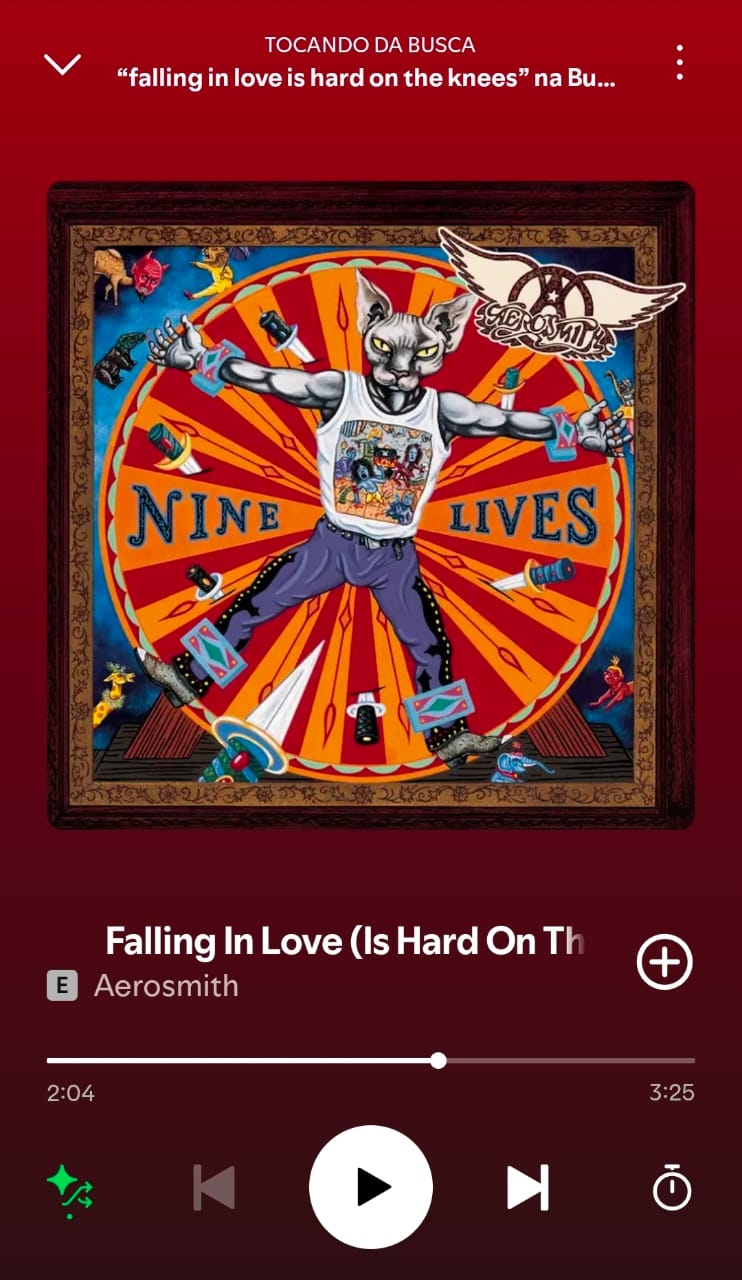 Falling In Love (Is Hard On The Knees) by Aerosmith on 2025 In Songs