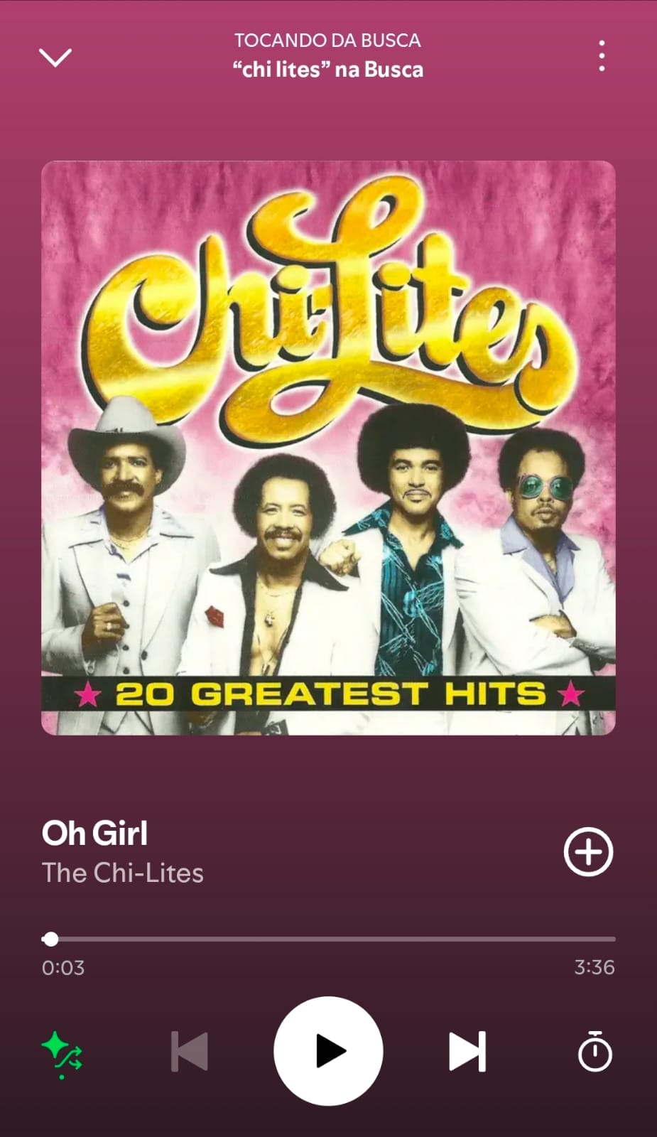 Oh Girl by The Chi-Lites on 2026 In Songs