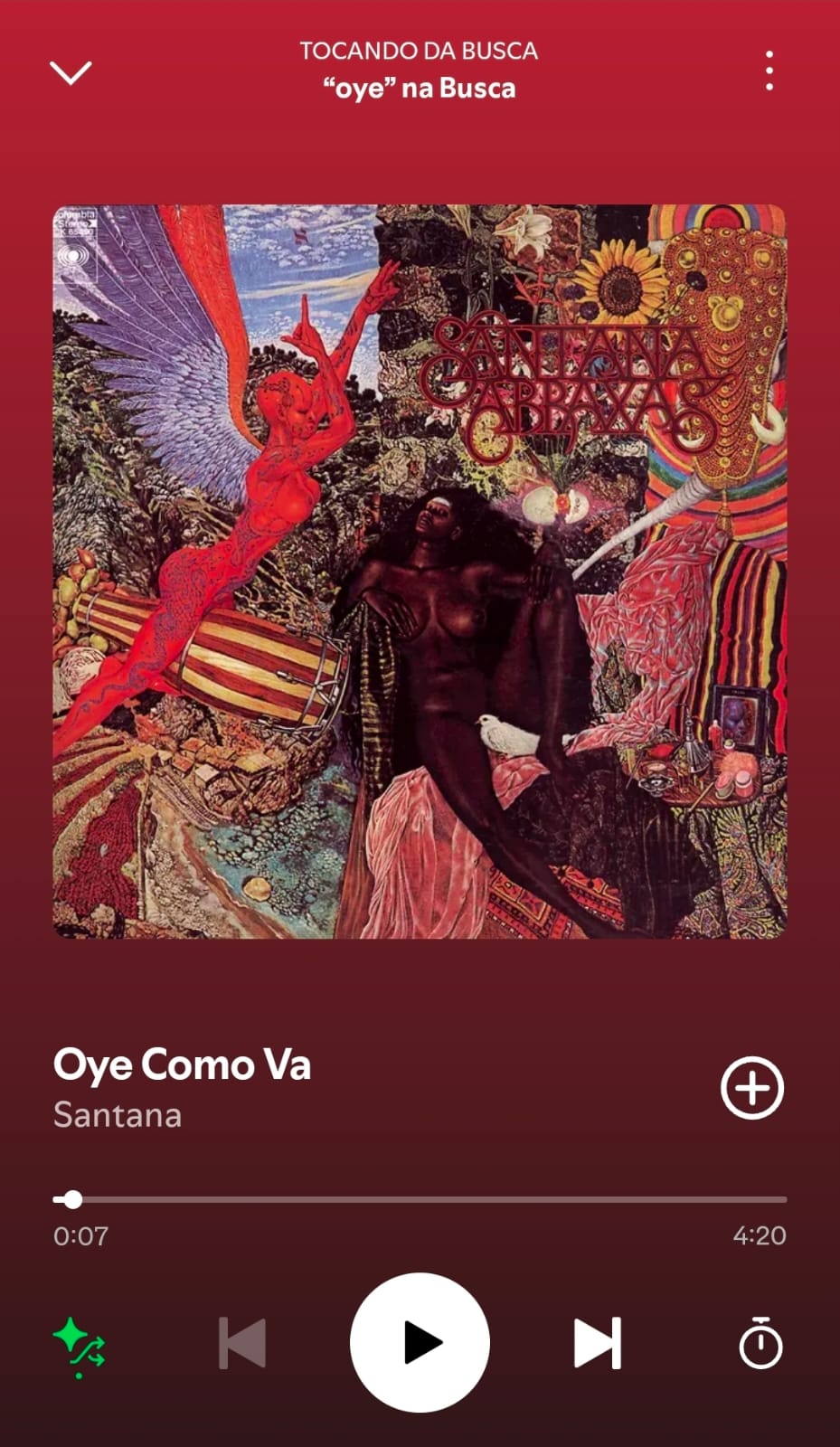 Oye como va by Carlos Santana on 2026 In Songs