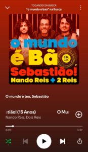 O mundo é bão Sebastião by Nando Reis on 2026 In Songs