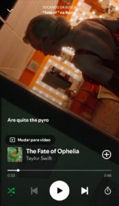 The Fate of Ophelia by Taylor Swift on 2026 In Songs