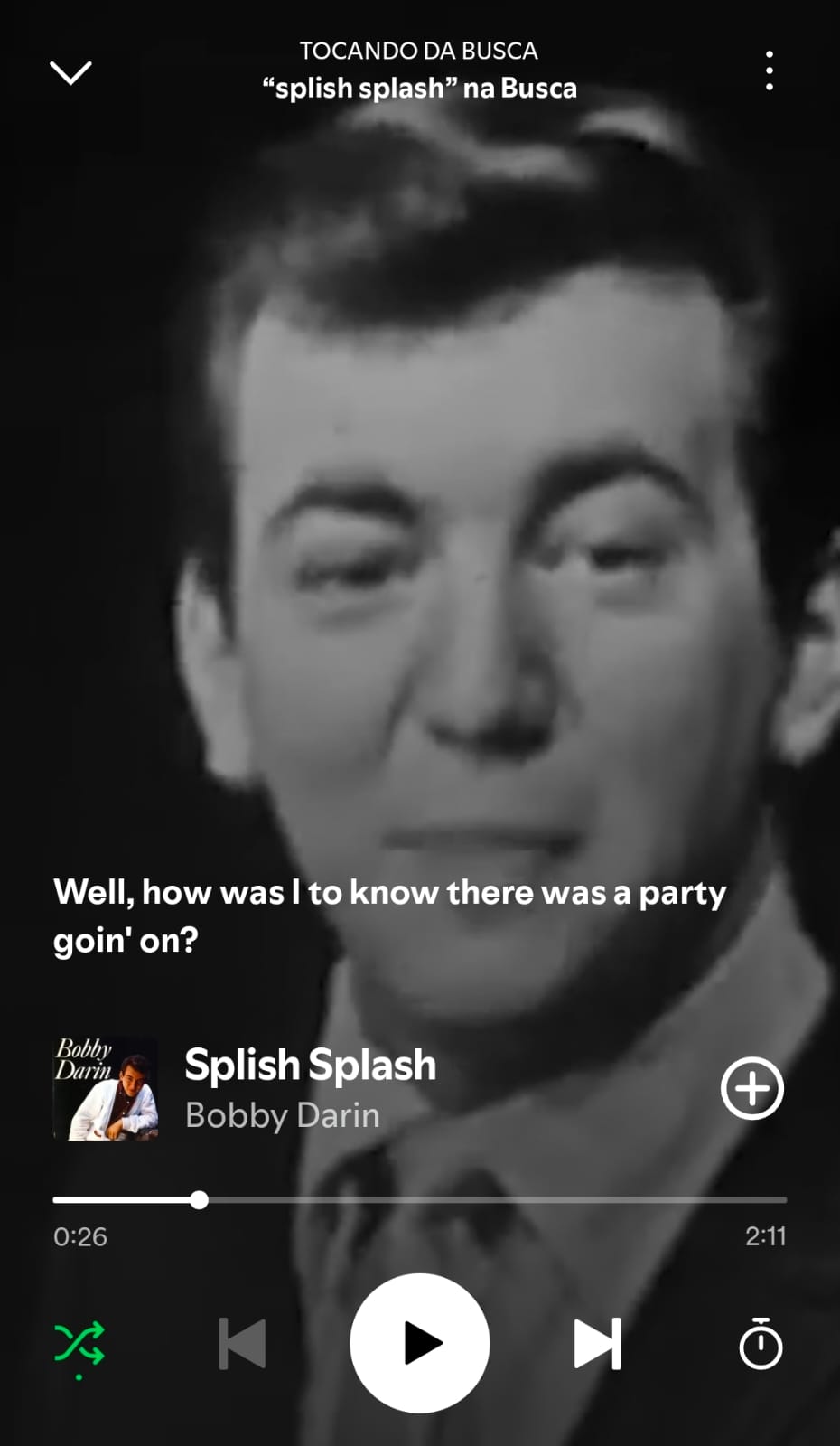 Splish Splash by Bobby Darin on 2026 In Songs