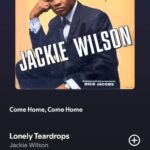 Lonely Teardrops by Jackie Wilson on 2026 In Songs
