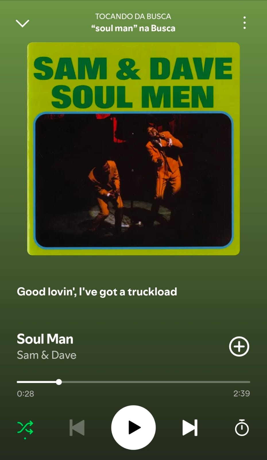 Soul Man by Sam & Dave on 2026 In Songs