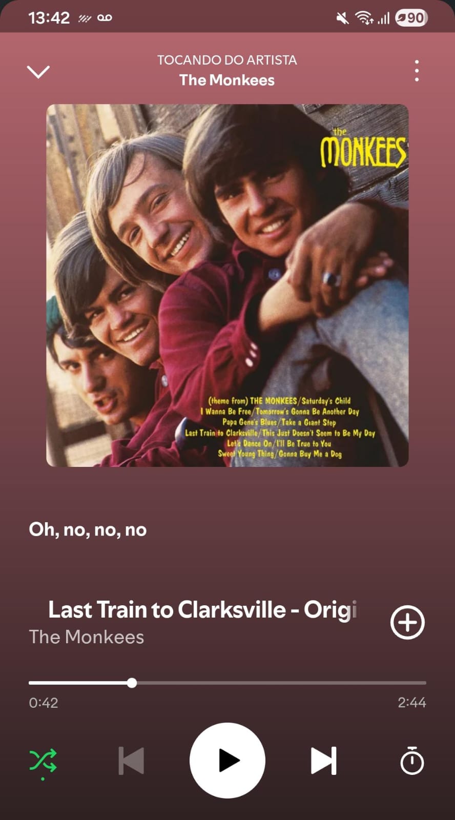 Last Train To Clarksville by The Monkees on 2026 In Songs