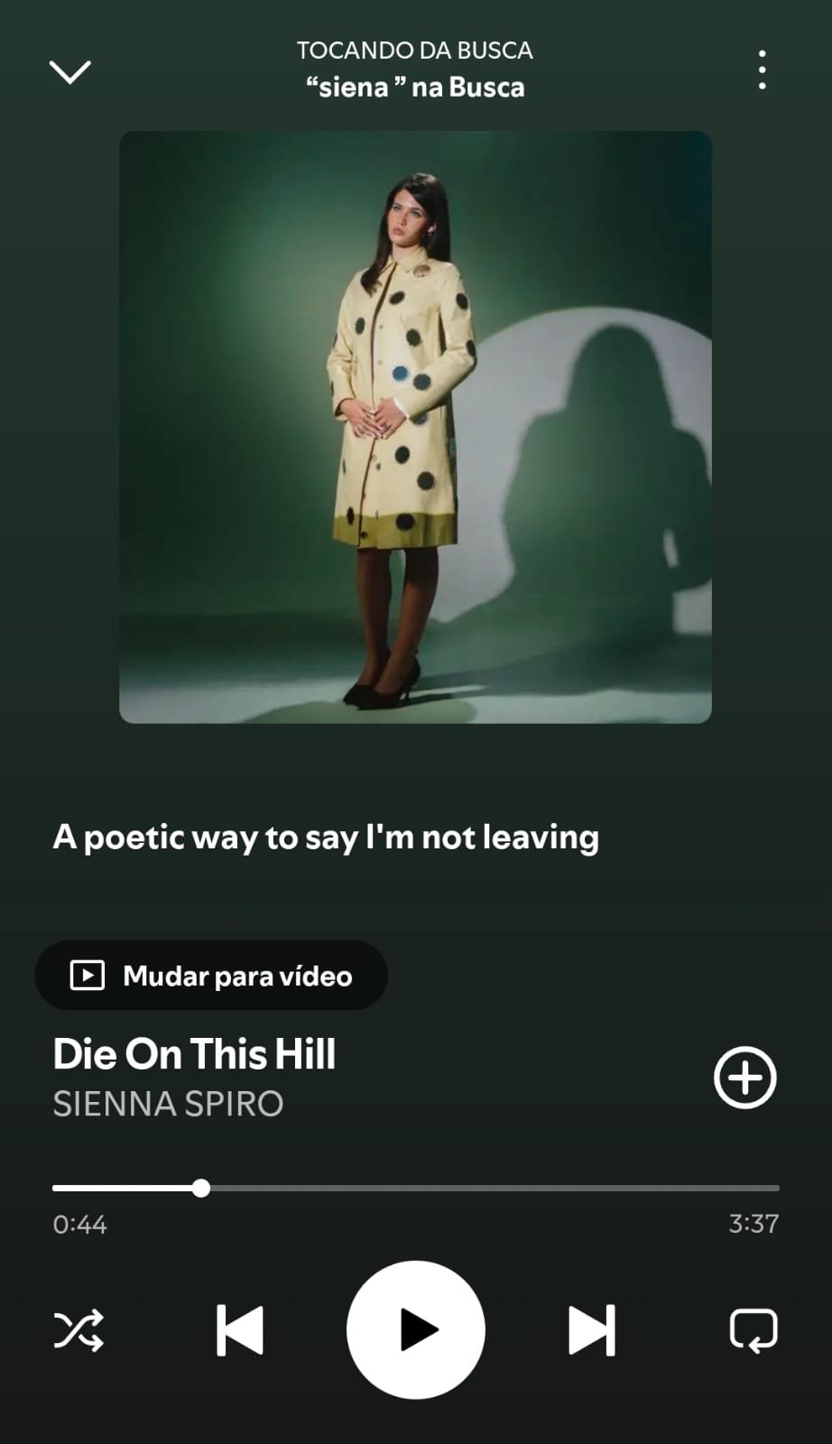 Die On This Hill by Sienna Spiro on 2026 In Songs