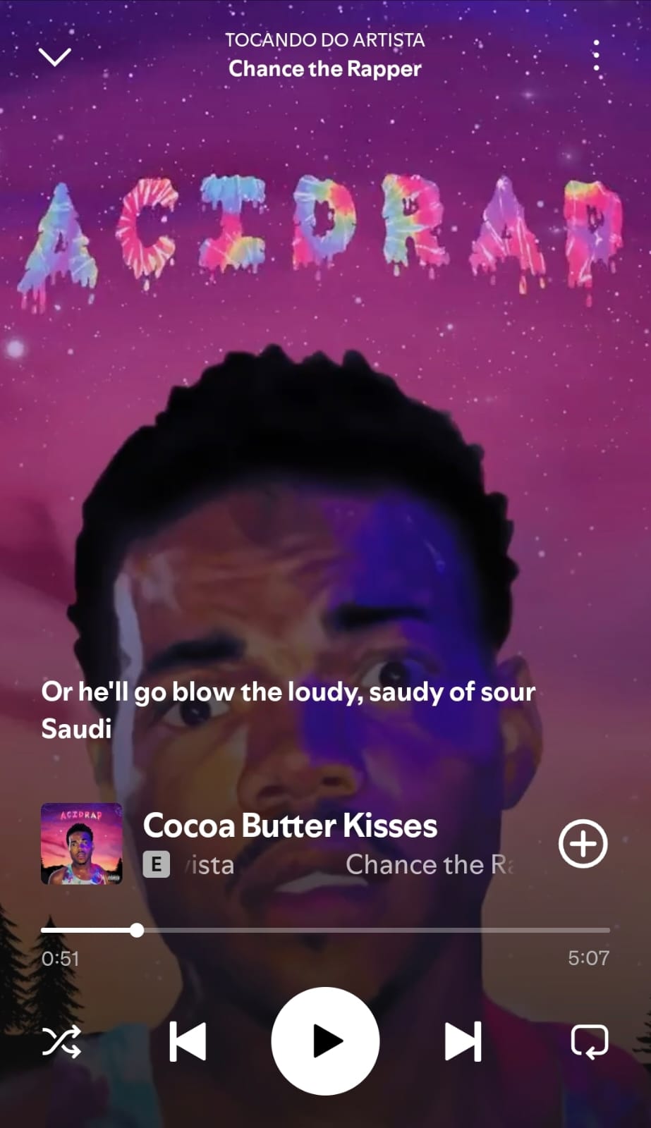 Cocoa Butter Kisses by Chance The Rapper on 2026 In Songs