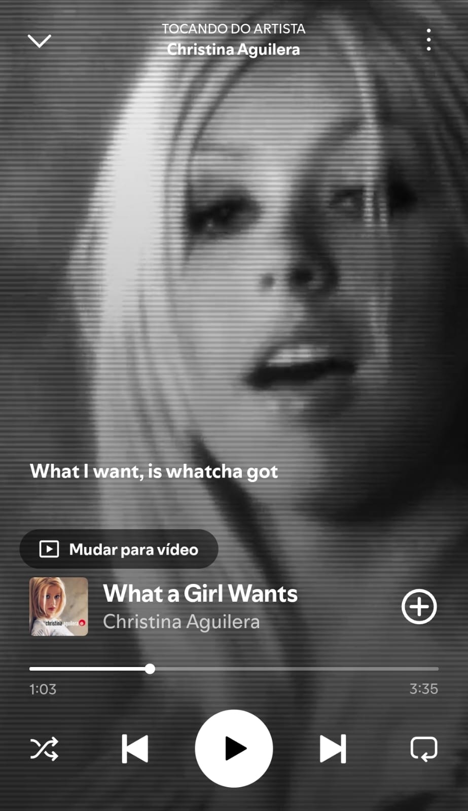 What A Girl Wants by Christina Aguilera on 2026 In Songs
