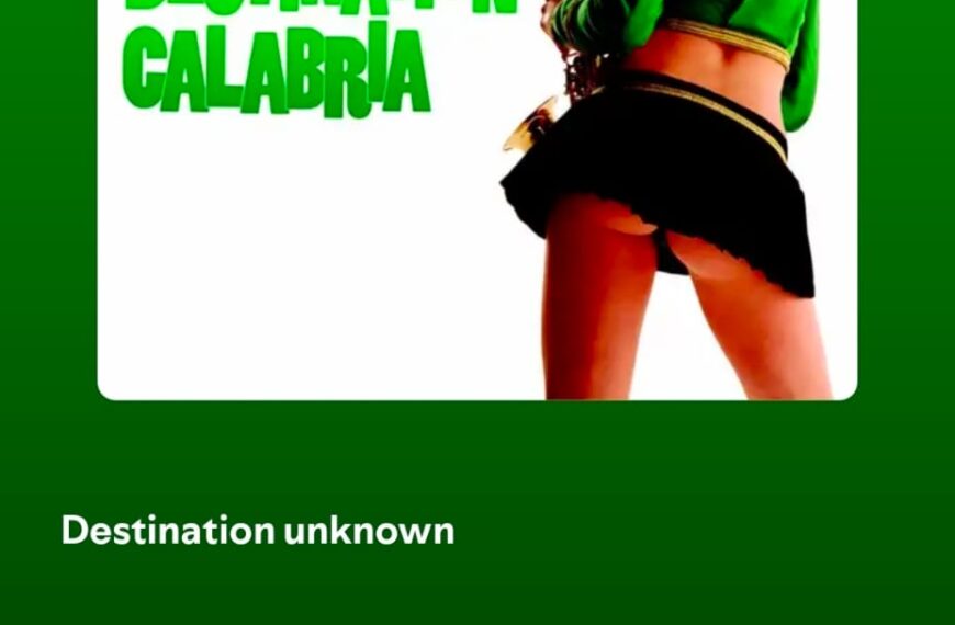 Destination Calabria by Alex Gaudino feat. Crystal Waters on 2026 In Songs