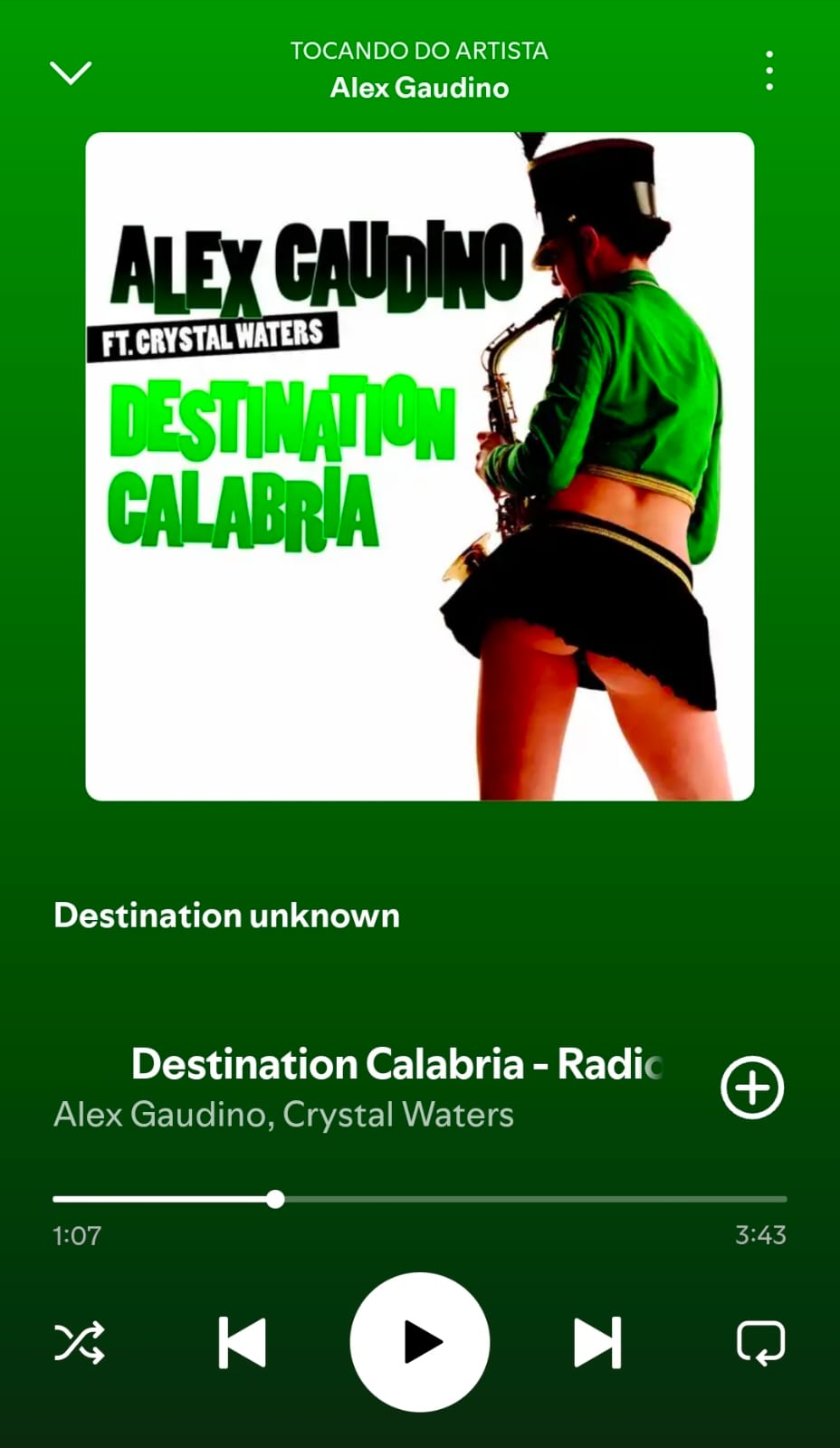 Destination Calabria by Alex Gaudino feat. Crystal Waters on 2026 In Songs