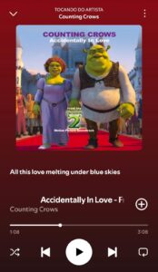 Accidentally In Love by Counting Crows on 2026 In Songs