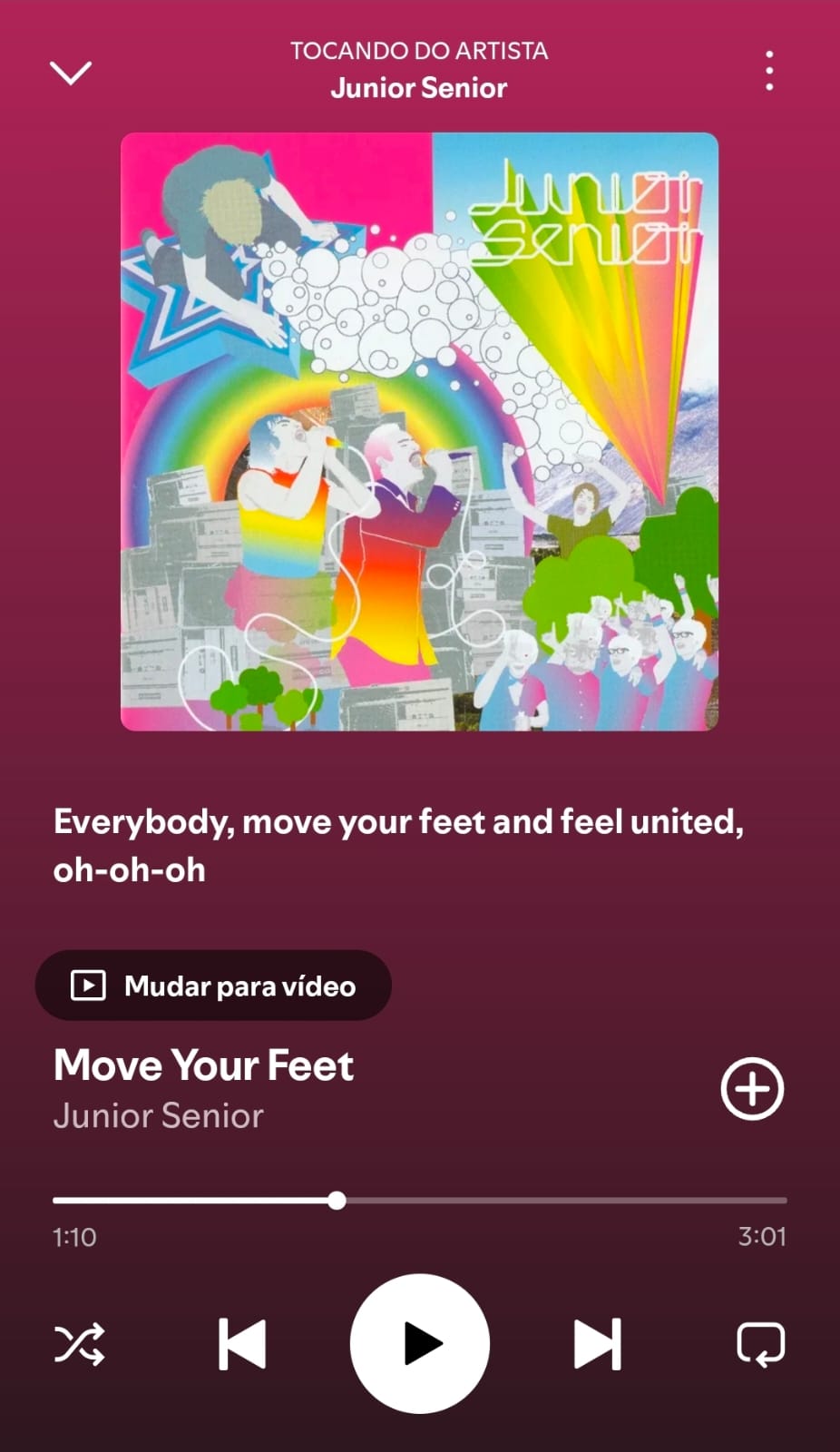 Move Your Feet by Junior Senior on 2026 In Songs