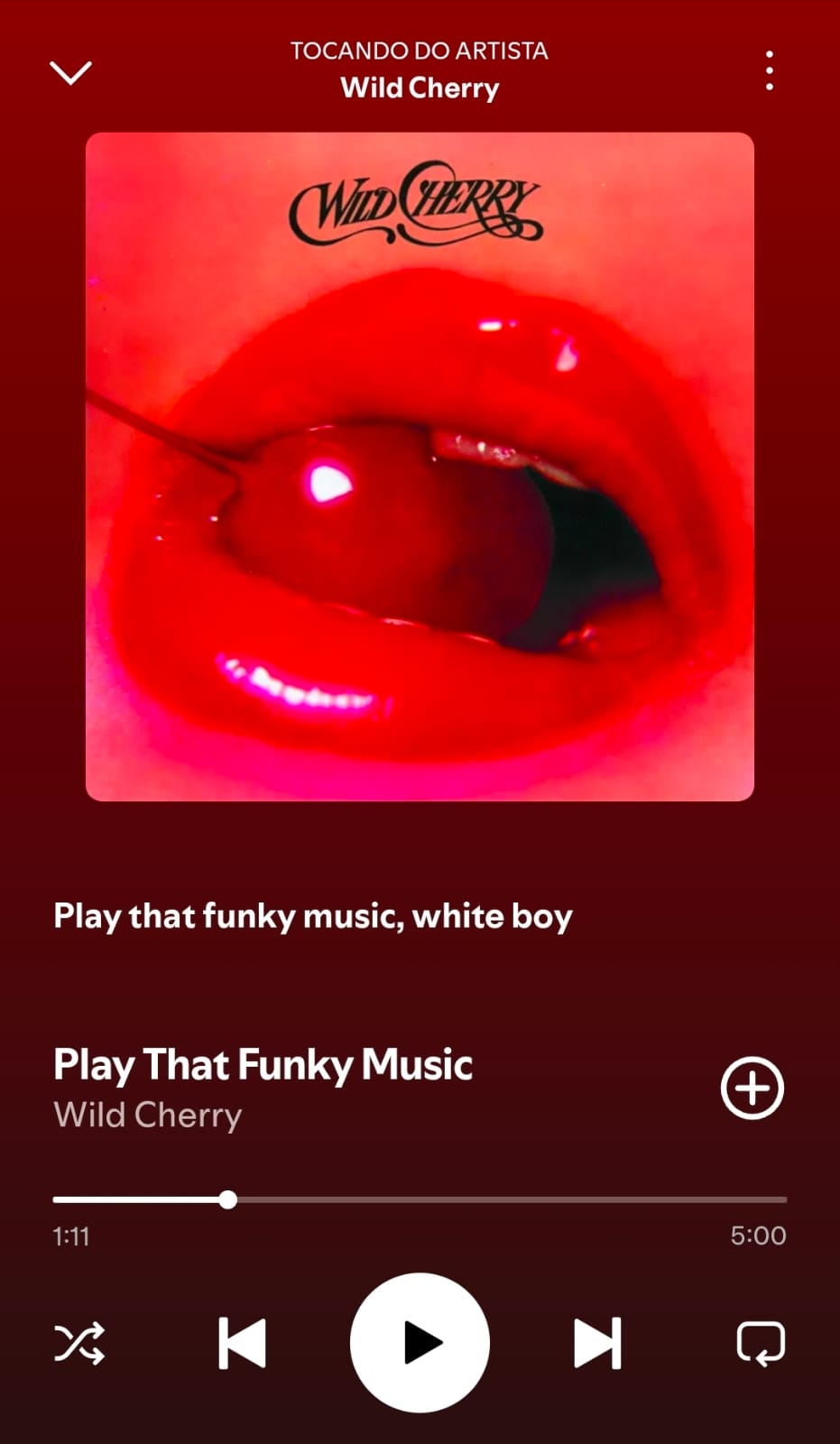 Play That Funky Music by Wild Cherry on 2026 In Songs