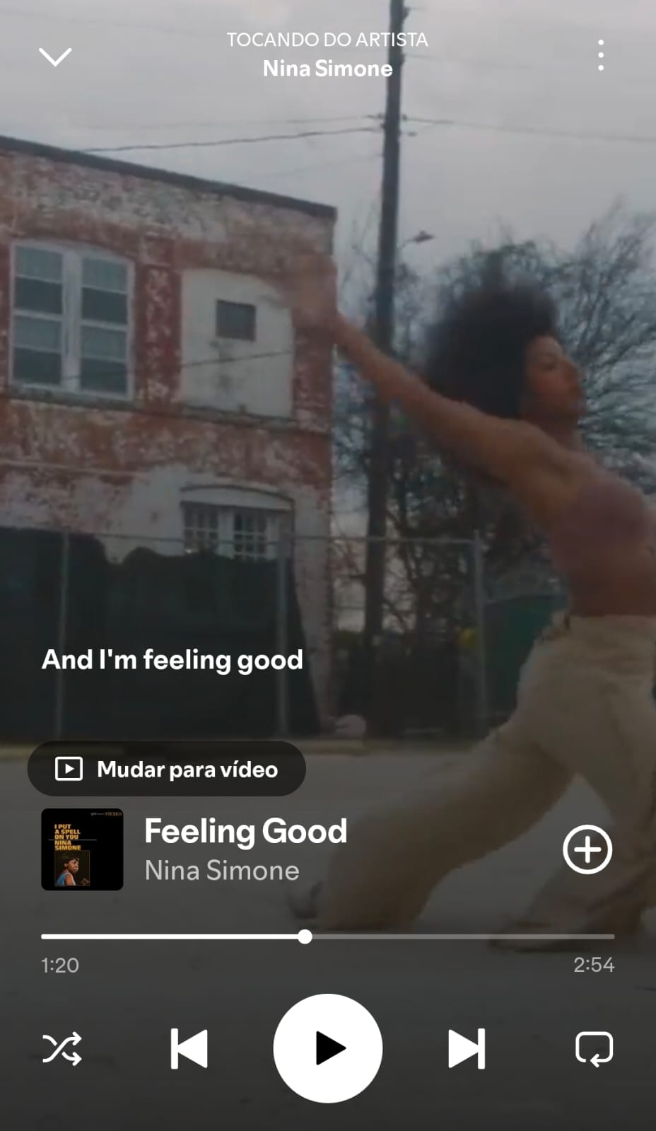 Feeling Good by Nina Simone on 2026 In Songs