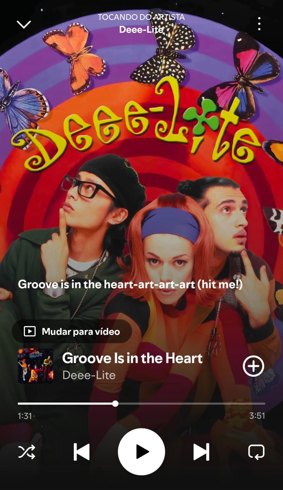 Groove Is In The Heart by Deee-Lite on 2026 In Songs