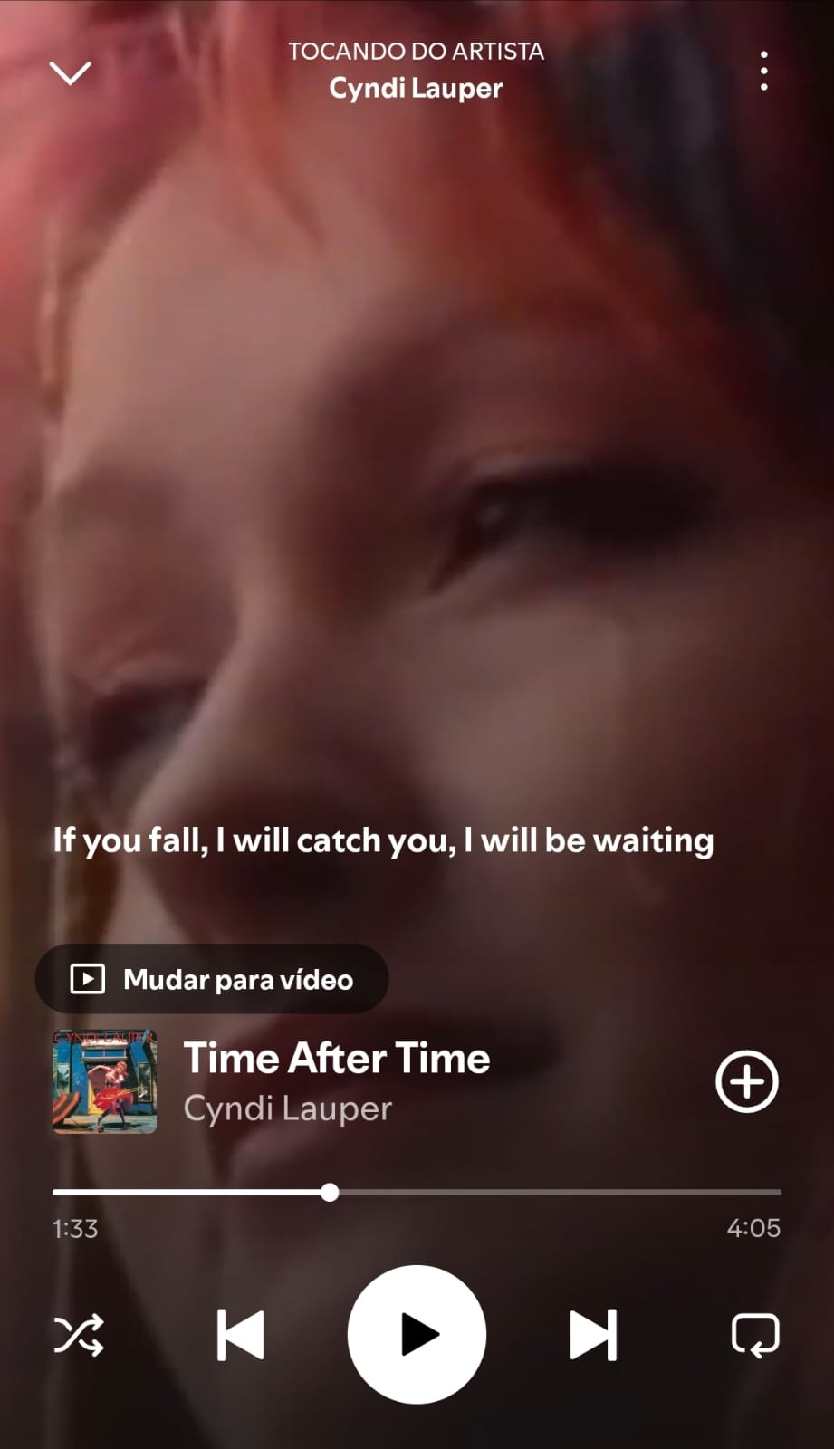 Time After Time by Cyndi Lauper on 2026 In Songs