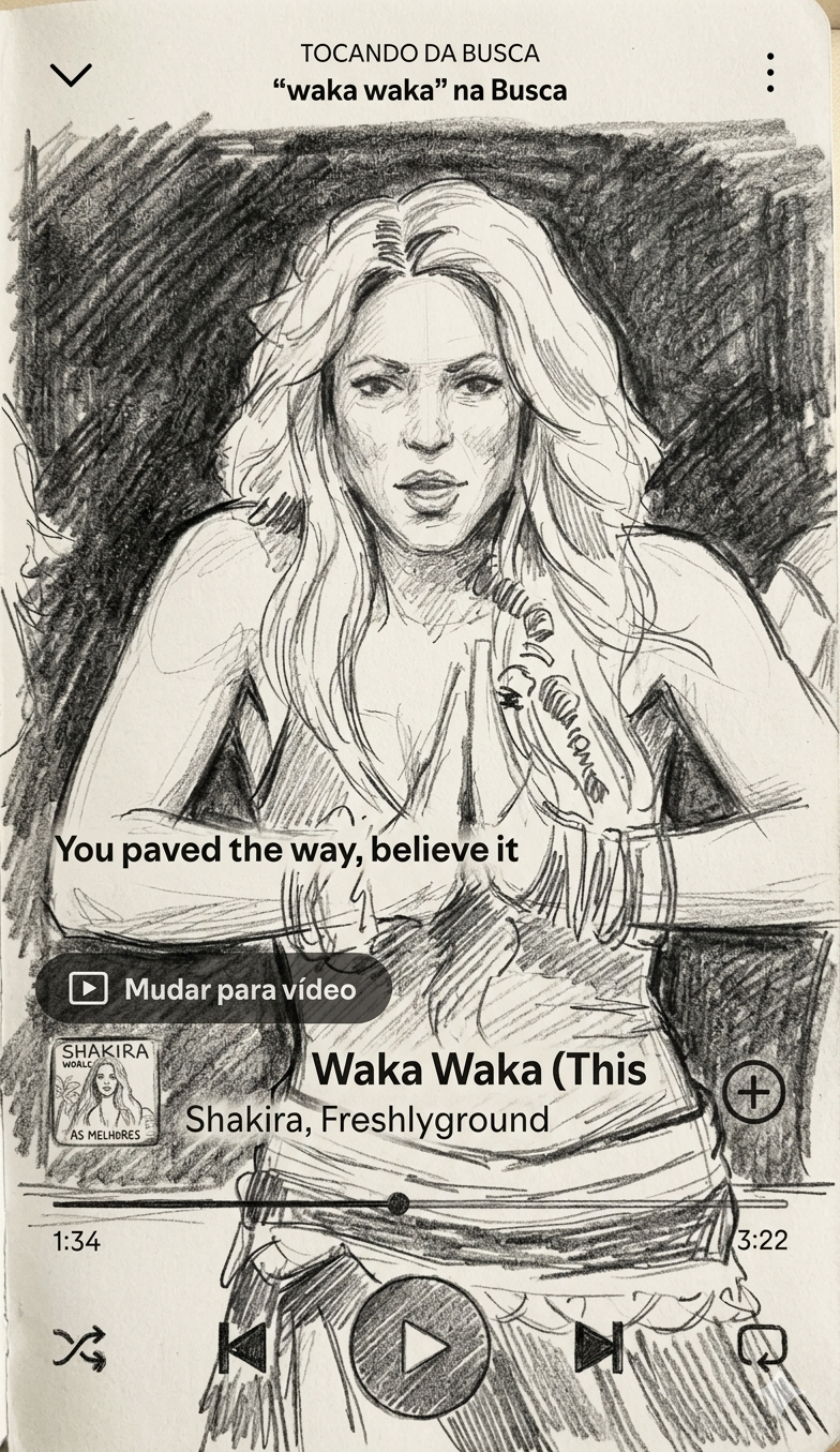 Waka waka by Shakira the world cup ultimate anthem