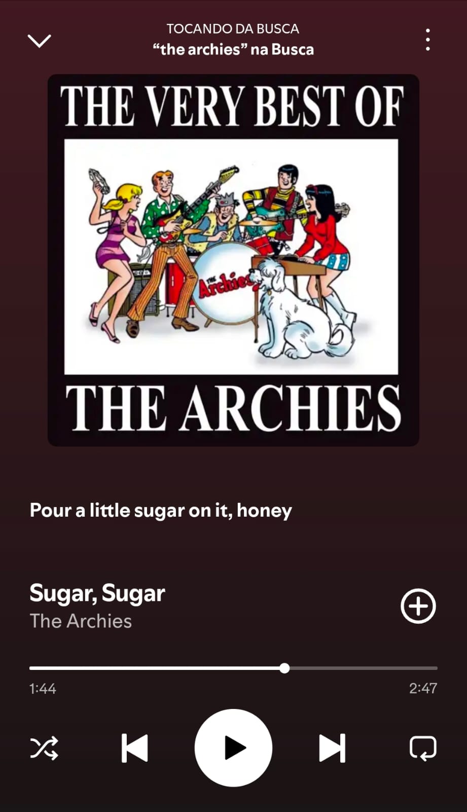 Sugar, Sugar by The Archies on 2026 In Songs