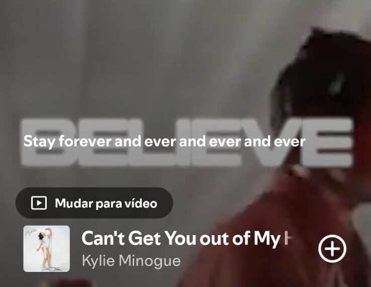 Can't Get You Out Of My Head by Kylie Minogue on 2026 In Songs