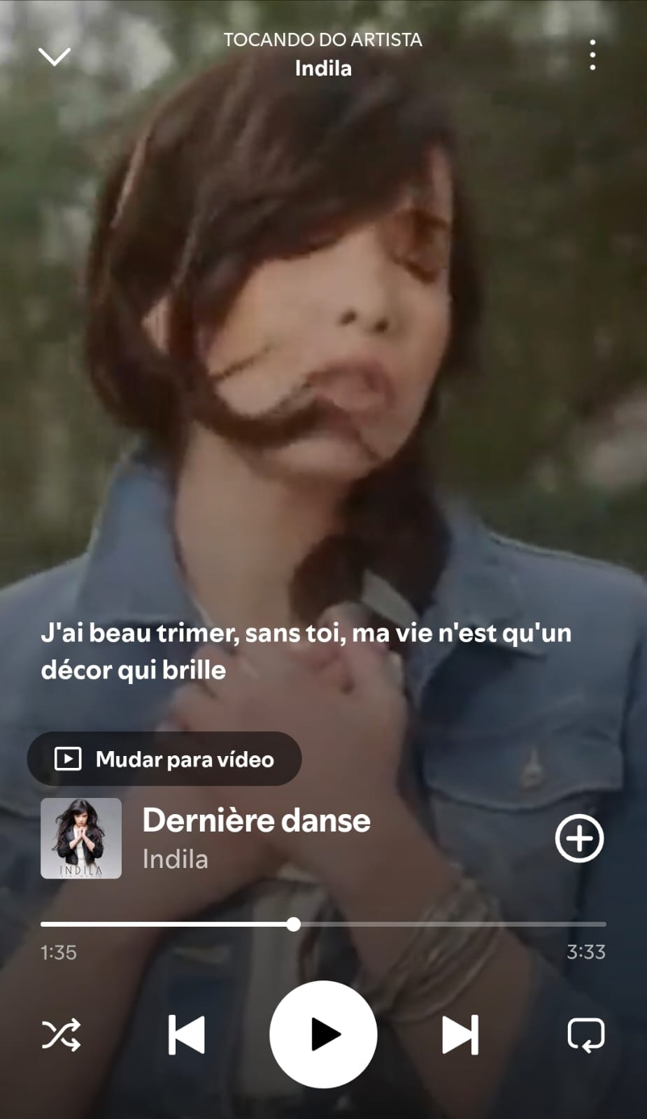 Dernière Danse by Indila on 2026 In Songs