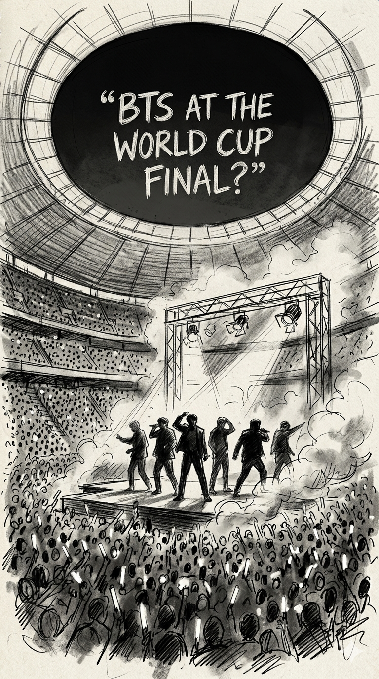 BTS World Cup final, BTS SWIM performance, FIFA halftime show