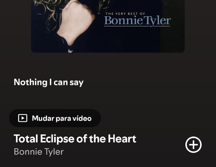 Total Eclipse of the Heart by Bonnie Tyler on 2026 In Songs