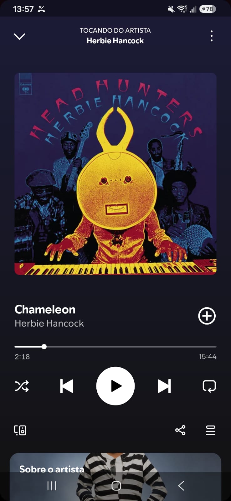 Chameleon by Herbie Hancock on 2026InSongs