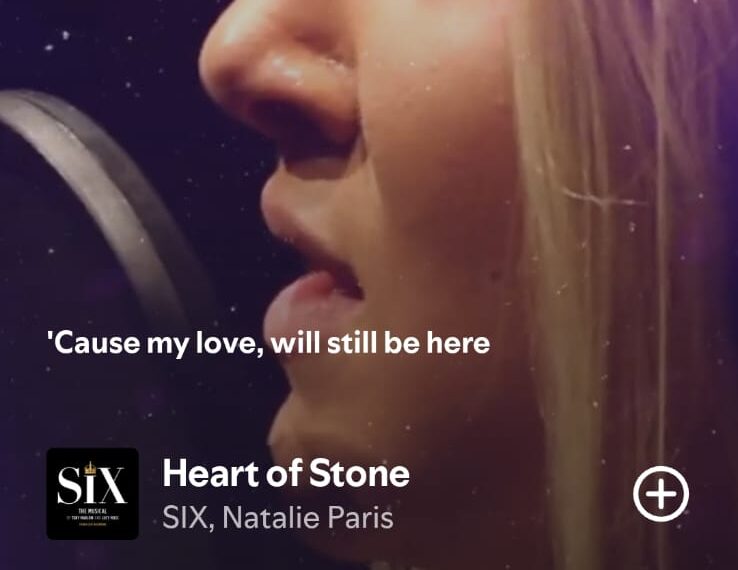 Heart of stone from Six the musical on 2026InSongs