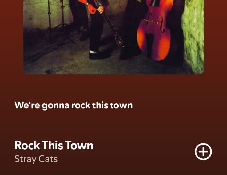 Rock this town by The Stray Cats on 2026InSongs