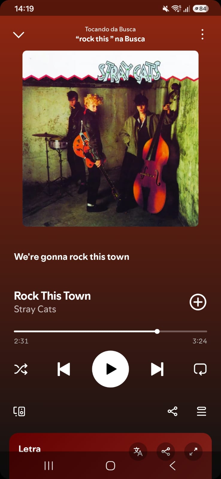 Rock this town by The Stray Cats on 2026InSongs