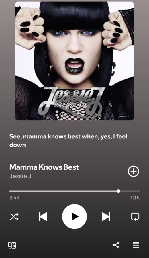Mamma Knows Best by Jessie J on 2026 In Songs